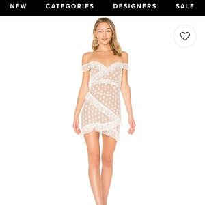 White off shoulder dress